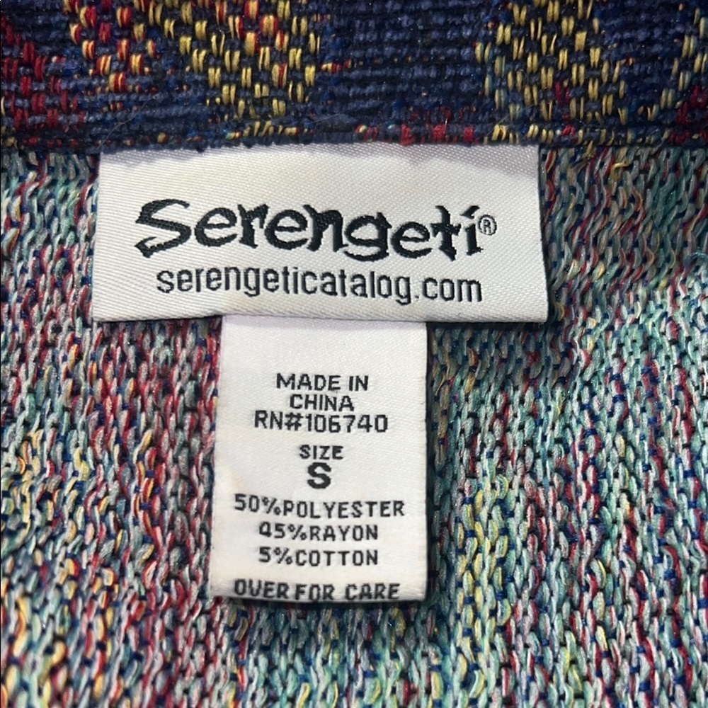 Women's Multicolor Patterned Jacket - Picture 6 of 6